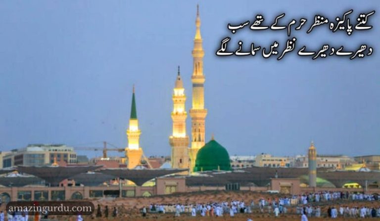 قرب طیبہ میں جیسے ہی آنے لگے| حج پر اشعار
