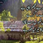 دھوکے کا گھر ہے مچھر کا پر ہے دنیا تو یارو اک رہگزر ہے| دنیا کی بے ثباتی پر اشعار