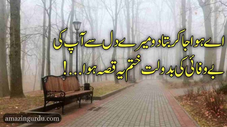 جابجا دھوکہ ہوا جیسا ہوا اچھا ہوا جان کر سب کی حقیقت بِھیڑ میں تنہا ہوا| تنہائی پر اشعار