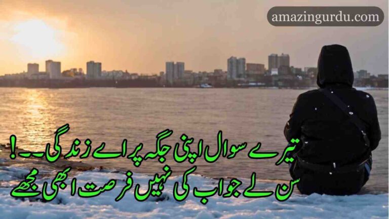 اب تو نہ کوئی غم ہے نہ کوئی خوشی مجھے | اردو غمگین شاعری