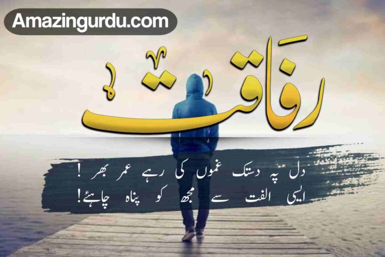 غرض جس کا مقاصد پہ آ کر رکے ۔۔۔اس رفاقت سے مجھ کو پناہ چاہئے