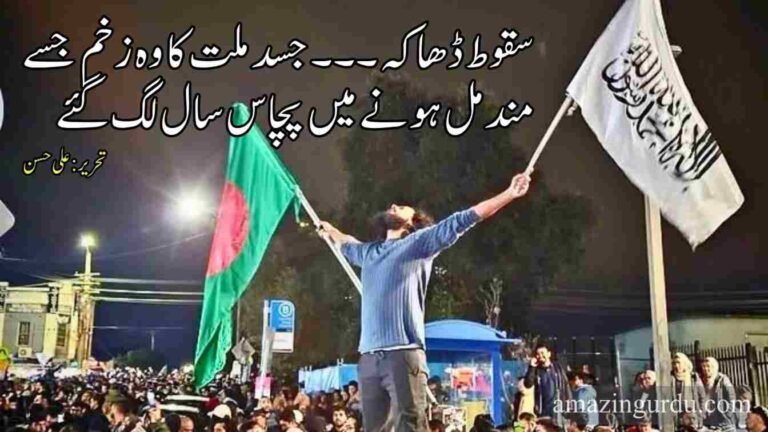سقوط ڈھاکہ جسد ملت کا وہ زخم جسے مندمل ہونے میں پچاس سال لگ گئے
